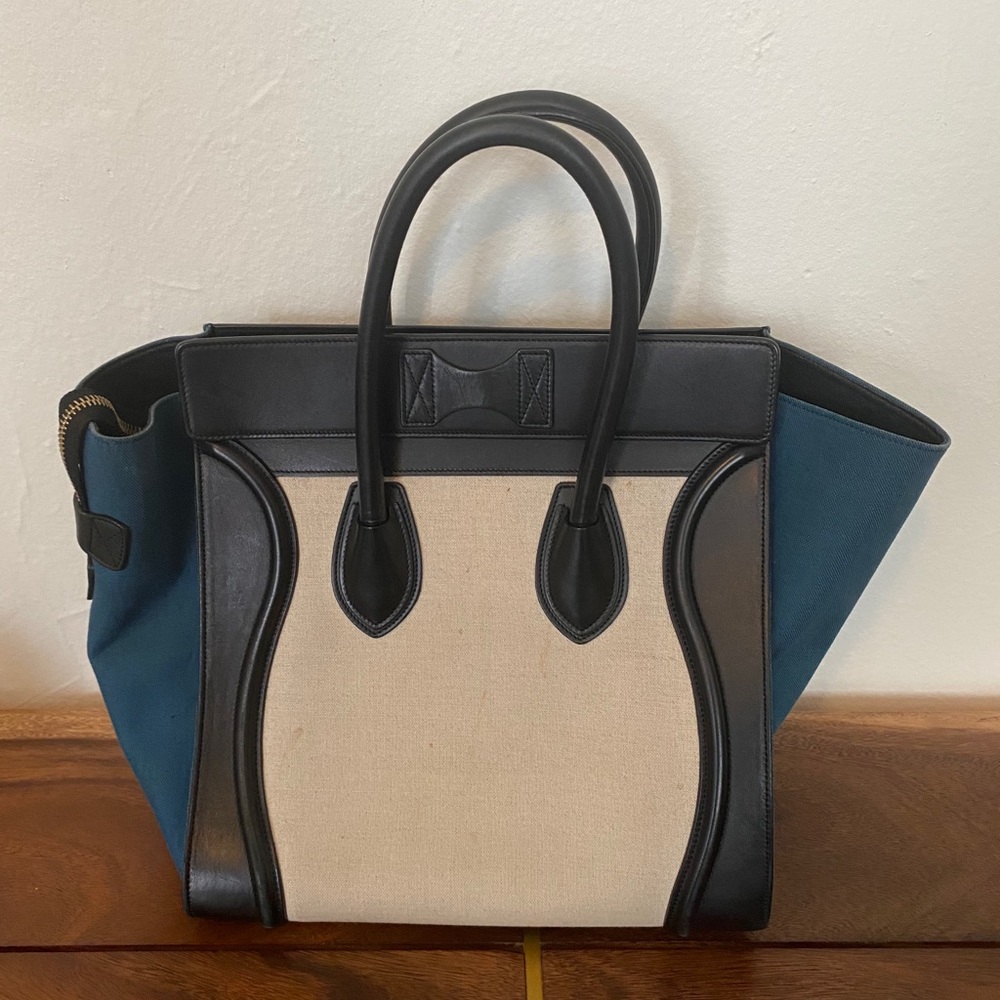 AUTHENTIC Celine mini luggage handbag - Picture 2 of 5